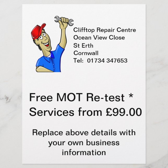 Faça seus próprios folhetos (Frente)