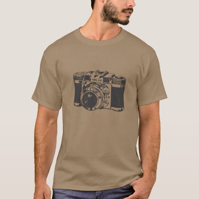 Faça Sua Própria Camiseta de Câmera de Fotógrafo (Frente)