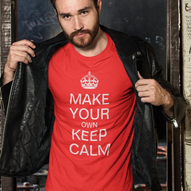 Faça Sua Própria Camiseta Keep Calm (Criador carregado)