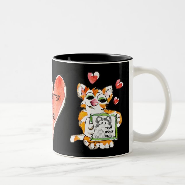 Faça sua própria caneca bonito do gato (Direita)