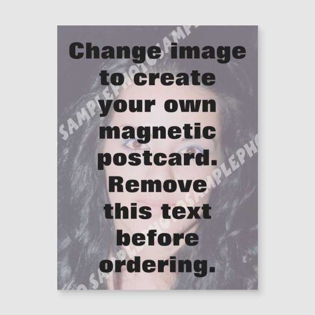 Faça sua própria foto personalizada (Frente)