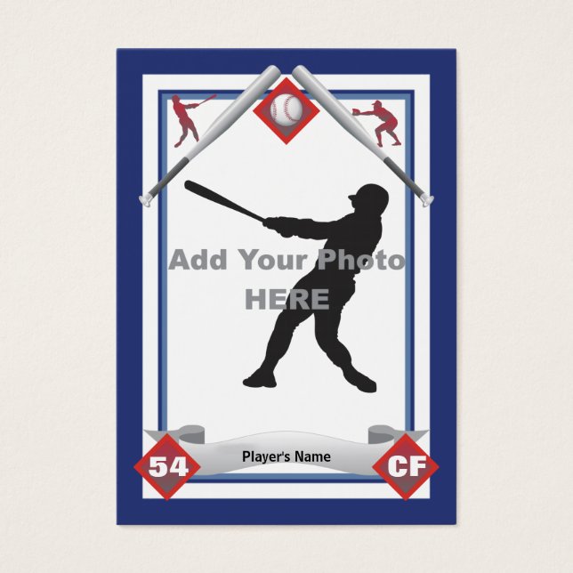 Faça sua própria placa de baseball (Frente)