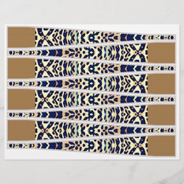 Faça suas próprias Miçangas de papel (Frente)