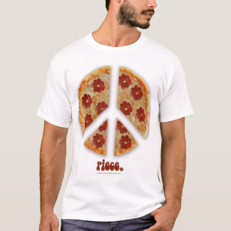 "Faça t-shirt não da guerra da pizza"