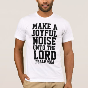 FAÇA UM BARULHO JUSTO, T-Shirts CRISTÃOS
