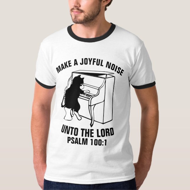 FAÇA UM BOM BARULHO DE T-Shirts CRISTÃOS (Frente)