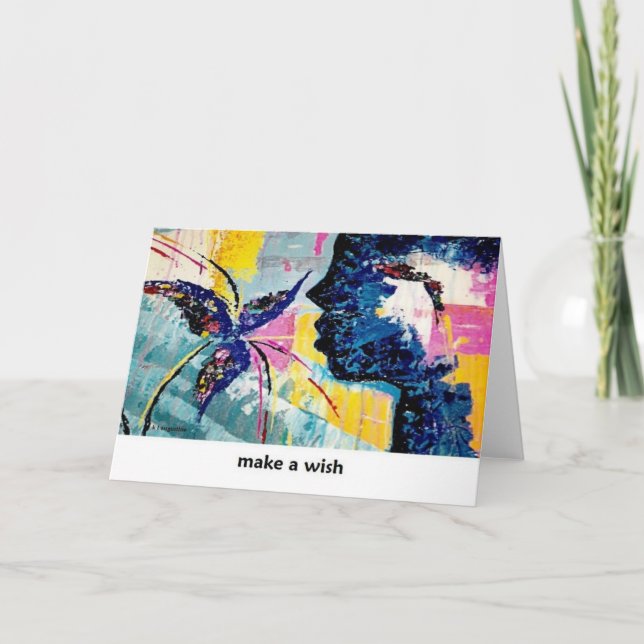 Faça um cartão da arte do desejo por Augustine (Frente)