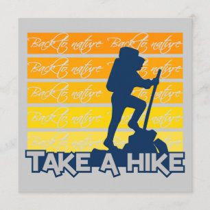 Faça um convite de Hike, personalizável