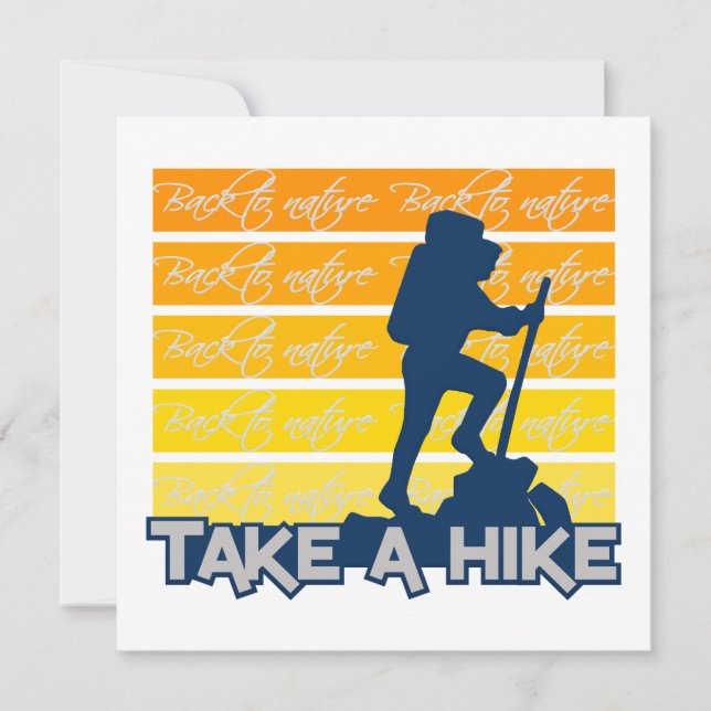 Faça um convite para o Hike, personalizável (Frente)