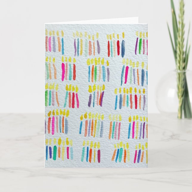 Faça um desejo! Cartão de Vela de Aniversário (Frente)