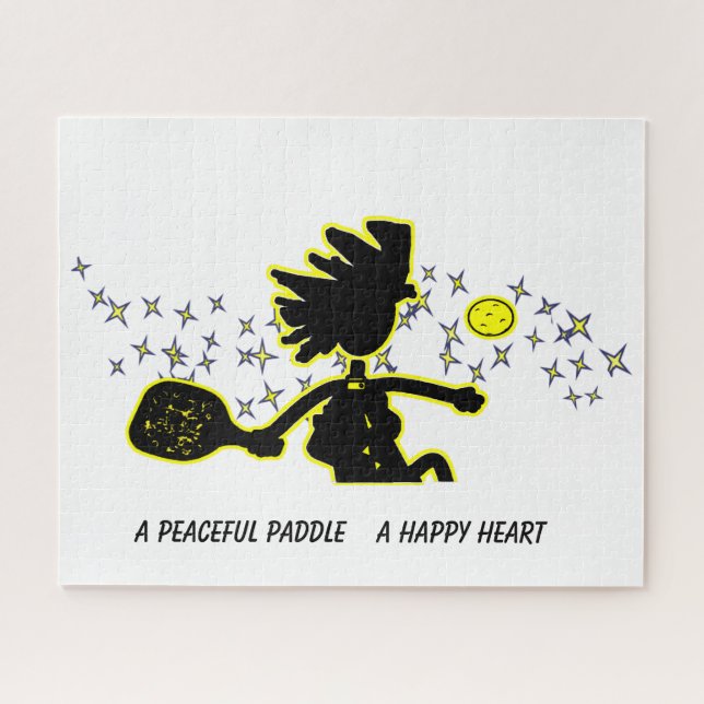 Faça um Quebra-cabeça de Fotografia Pickleball! (Horizontal)