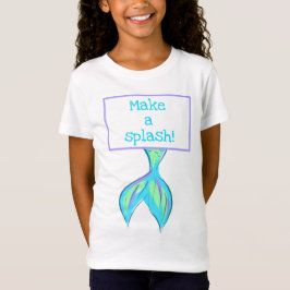 Faça um Splash! Mermaid Tail T-Shirt