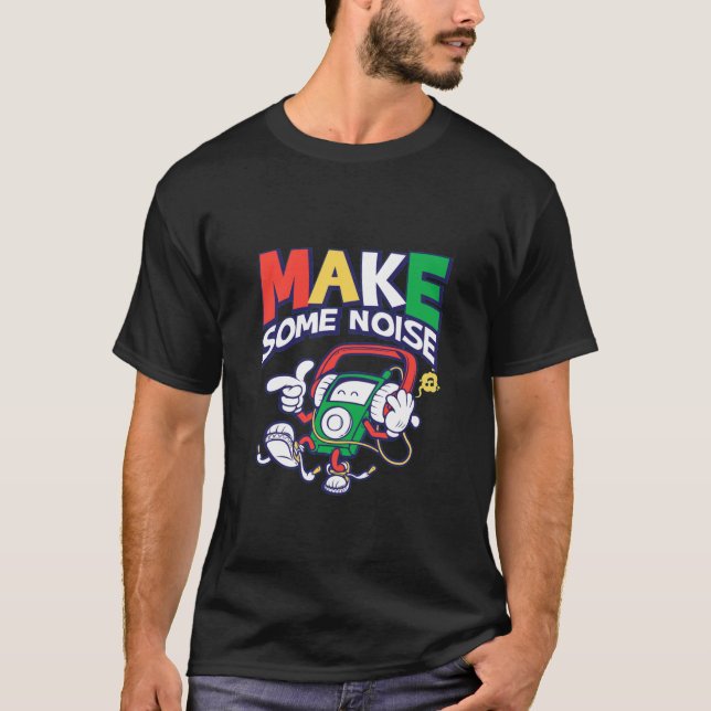 Faça Uma Camisa De Ruído Para Crianças (Frente)