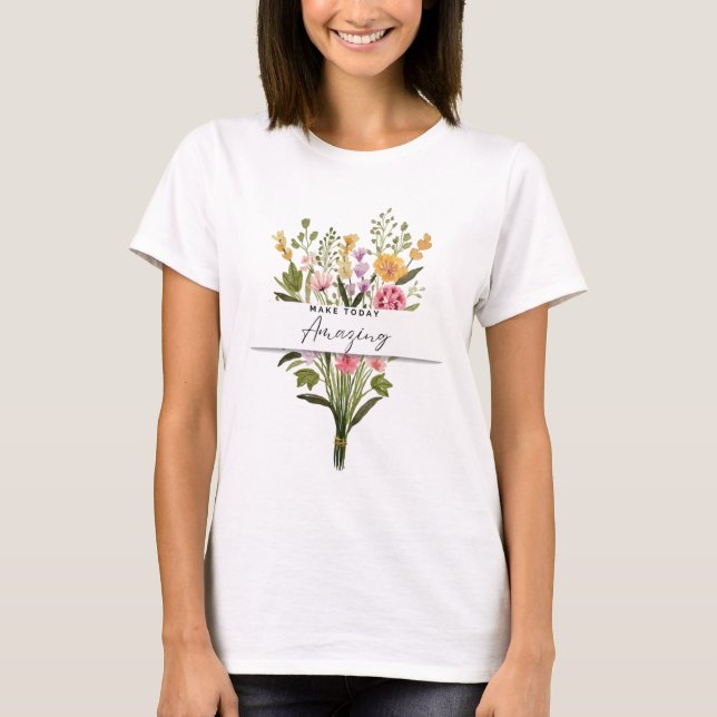 Faça uma camiseta incrível hoje (Frente)