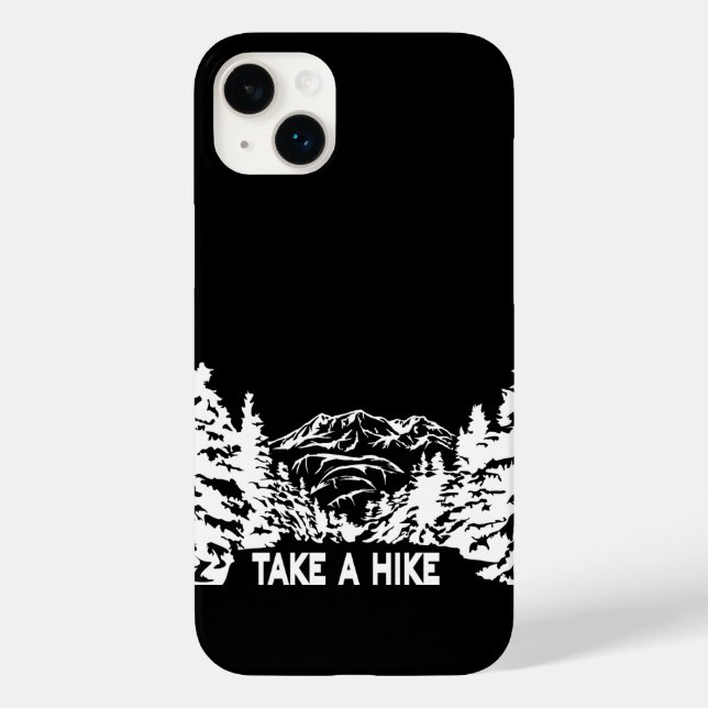 Faça uma citação de Hike, paisagem monocromática d (Verso)