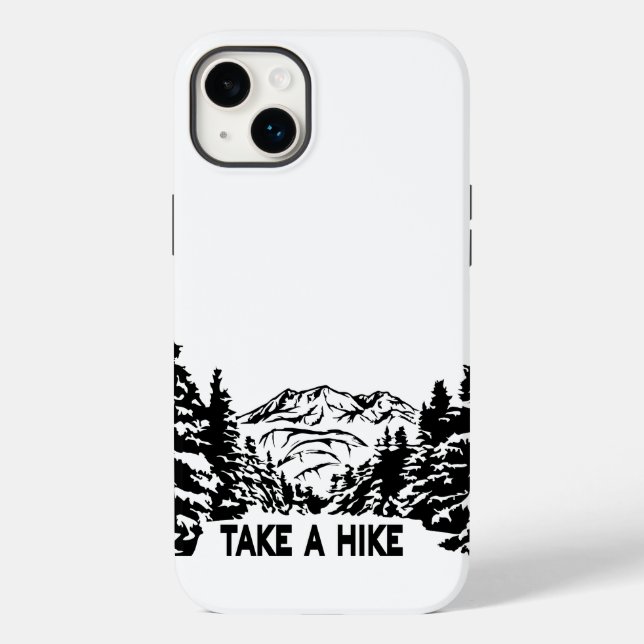 Faça uma citação de Hike, paisagem monocromática d (Verso)