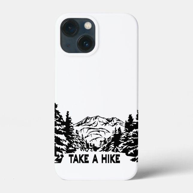 Faça uma citação de Hike, paisagem monocromática d (Verso)