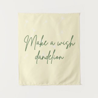 Faça uma tapeçaria Wish Dandelion