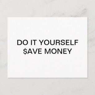 Faça você mesmo ~ Cartão postal / Convites