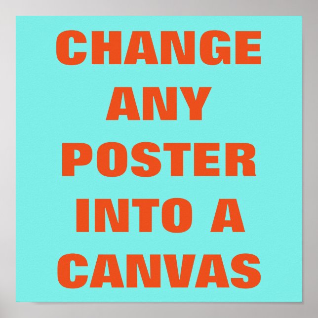 FAÇA VOCÊ MESMO ~ Poster / MUDE PARA UMA CANVAS (Frente)