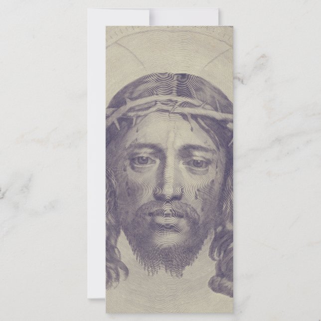 Face de Cristo no Véu de Santa Verônica Sagrada Fa (Frente)