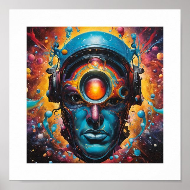 Face de Deus Poster (Frente)