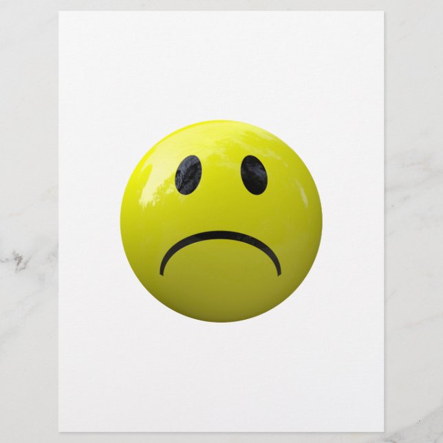 face infeliz emoji (Frente)