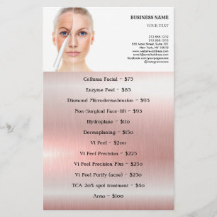 FACE TREATTS Beauty Salon flyer