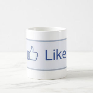 Facebook "como" a caneca