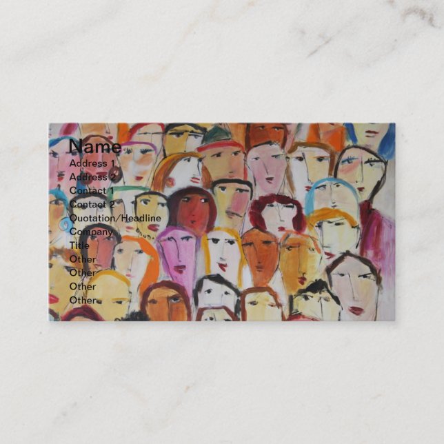 Faces Cartão de visita (Frente)