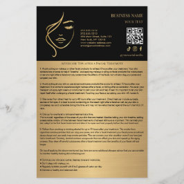 FACIAL TREATMENTS Aftercare flyer