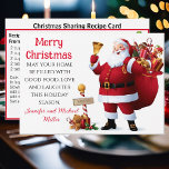 Fácil Mac e Cheese Compartilhando Natal<br><div class="desc">Que ideia divertida de trocar receitas com amigos. Personalize com sua receita favorita. Conveniente tamanho 3 x 5. Você tem a opção do envelope NO se você pretende entregá-lo pessoalmente.</div>