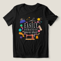 Facilmente Distraído Por Camisa De Coisas De Costu