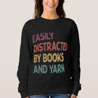 Facilmente Distraído Por Camiseta de Livros e Fio 