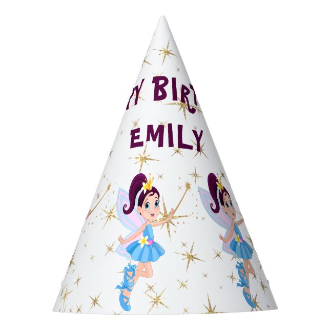 Fada Branca, Princesa Festa de aniversário, Chapéu (Frente)