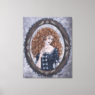 Fada - Canvas de arte de fantasia mágica "Rosa Bri