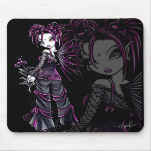 Fada cor-de-rosa Mousepad da flor da urze