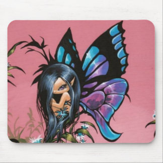 Fada cor-de-rosa Mousepad do céu