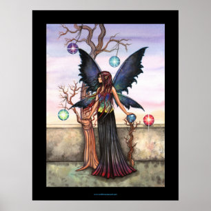 Fada Crepúscula, Faerie Art Poster