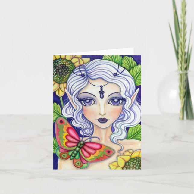 Fada da borboleta * sua dissimulação *   cartão (Frente)