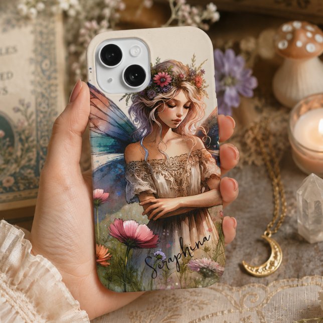 Fada de Aquarela Fantasia com Nome Personalizado (Criador carregado)