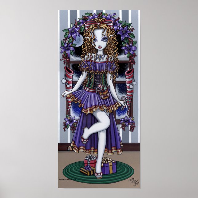 Fada de Natal "Holly" Poster (Frente)