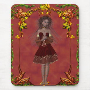Fada de outono Design 2 - Mousepad Fantasy