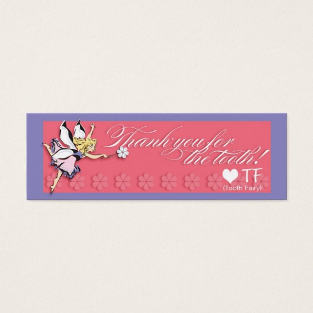 Fada Dente Obrigado Nota (Frente)