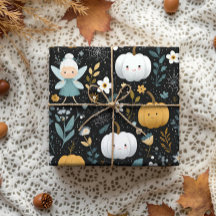 Fada e Pastel de Halloween de Kawaii Cute