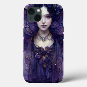 Fada Gótica Roxa Fantasia capas de iphone de Casal