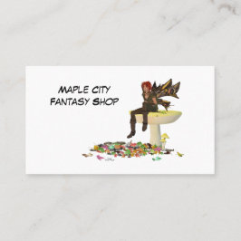 Fada Irlandesa De Menino Na Cartão de visita De Co