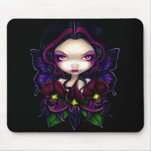 "Fada preta" Mousepad da orquídea