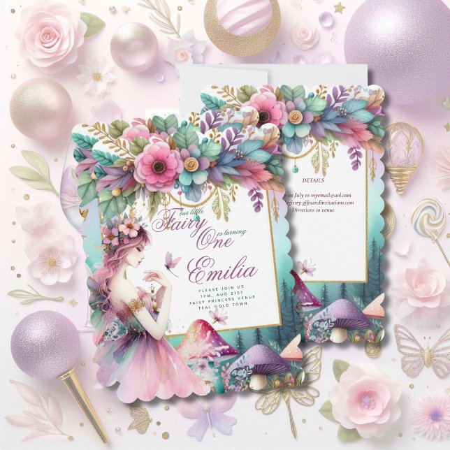 Fada Princesa primeiro aniversario ou EDIT AGE Tea (Criador carregado)