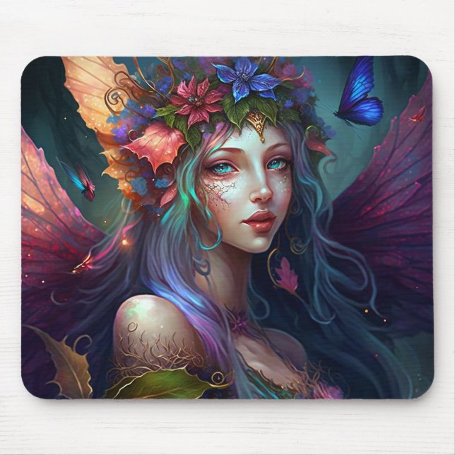 Fada Rapariga Fantasy Art Mouse Pad (Frente)